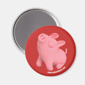 Rosa the Pig is Sno Magneet (Voorkant / Achterkant)