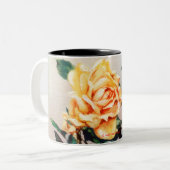 Rosa Tweekleurige Koffiemok (Voorkant links)