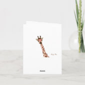 Rosa & van het Koper het Witte Monogram Notecard Notitiekaartje (Achterkant)