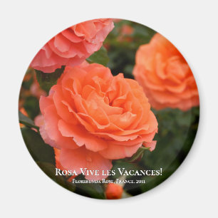 Rosa Vive les Vacances! Magneet