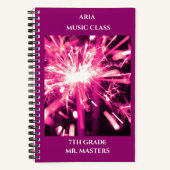 Rosa vonken custom schoolklas   notitieboek (Voorkant)