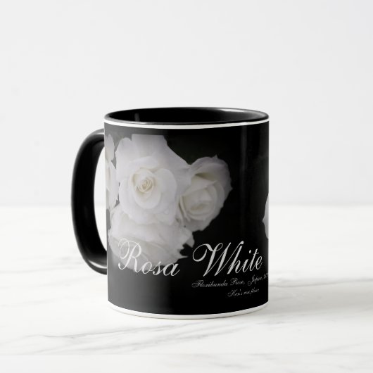 Rosa White Arrow:Combo Mug Mok (Voorkant links)