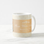 Rosa White Arrow Koffiemok (Voorkant rechts)