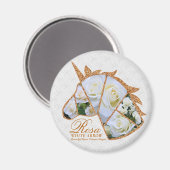 Rosa White Arrow Magneet (Voorkant / Achterkant)