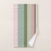 Rosa y verde aesthetic bad handdoek (Handdoek)