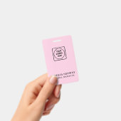 Rosa Zakelijk Logo | Modern Ontwerp voor Medewerke Badge (Handheld)