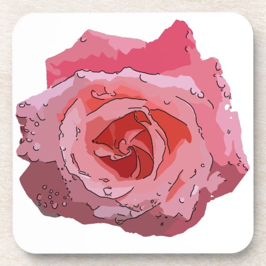 RosaCartoon Bier Onderzetter (Voorkant)