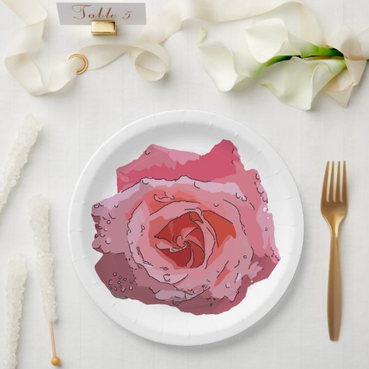 RosaCartoon. Papieren Bordje (Huwelijk)