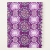 Rosace blauw of rood voor baby&child planner (Achterkant)