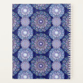 Rosace blauw of rood voor baby&child planner (Achterkant)