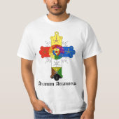 RosaCruz Hermética Arcanum Arcanorum T-shirt (Voorkant)