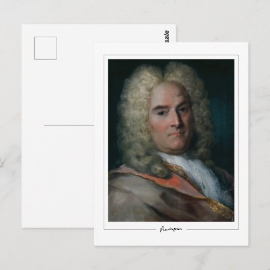 Rosalba Carriera #10 - Kunstmatig Briefkaart (Voorkant / Achterkant)