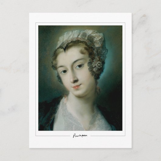 Rosalba Carriera #12 - Kunstmatig Briefkaart (Voorkant)