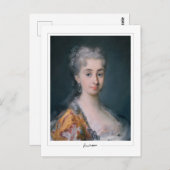 Rosalba Carriera #14 - Kunstmatig Briefkaart (Voorkant / Achterkant)