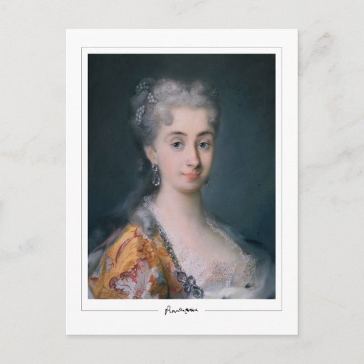 Rosalba Carriera #14 - Kunstmatig Briefkaart (Voorkant)