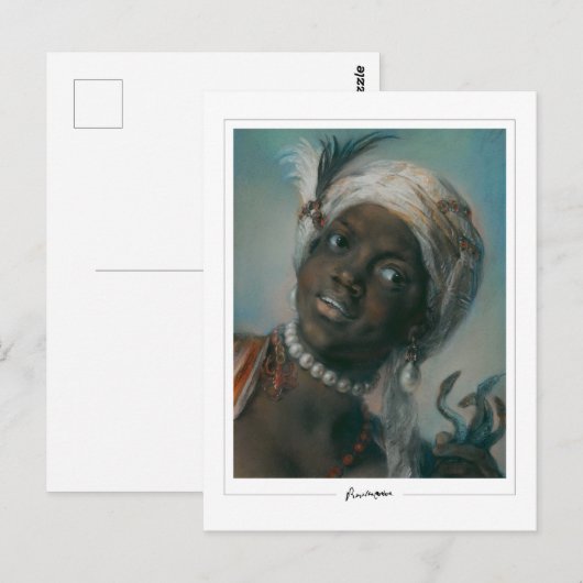 Rosalba Carriera #1 - Kunstmatig Briefkaart (Voorkant / Achterkant)