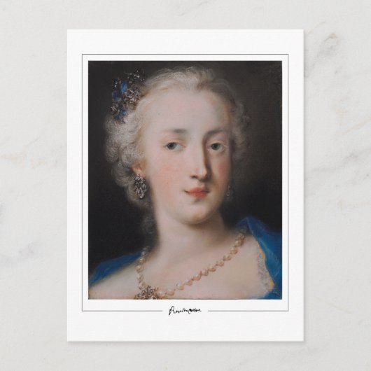 Rosalba Carriera #3 - Kunstmatig Briefkaart (Voorkant)