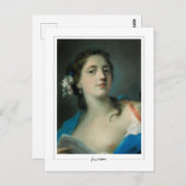 Rosalba Carriera #4 - Kunstmatig Briefkaart (Voorkant / Achterkant)