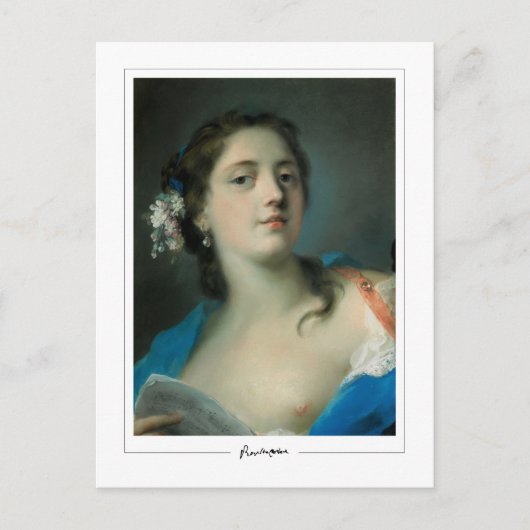 Rosalba Carriera #4 - Kunstmatig Briefkaart (Voorkant)