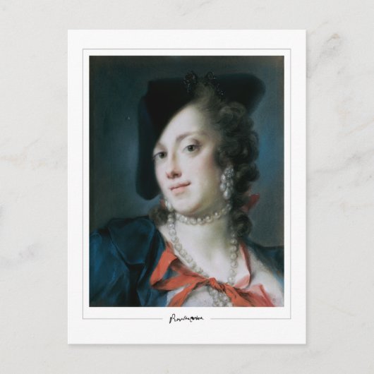 Rosalba Carriera #6 - Kunstmatig Briefkaart (Voorkant)