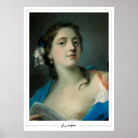Rosalba Carriera Zedign Art Poster #4 (Voorkant)