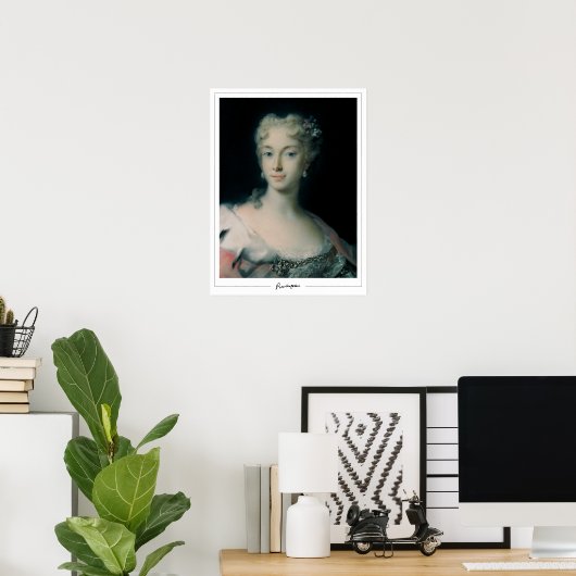 Rosalba Carriera Zedign Art Poster #7 (Thuiskantoor)