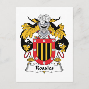 Rosales Family Crest Briefkaart
