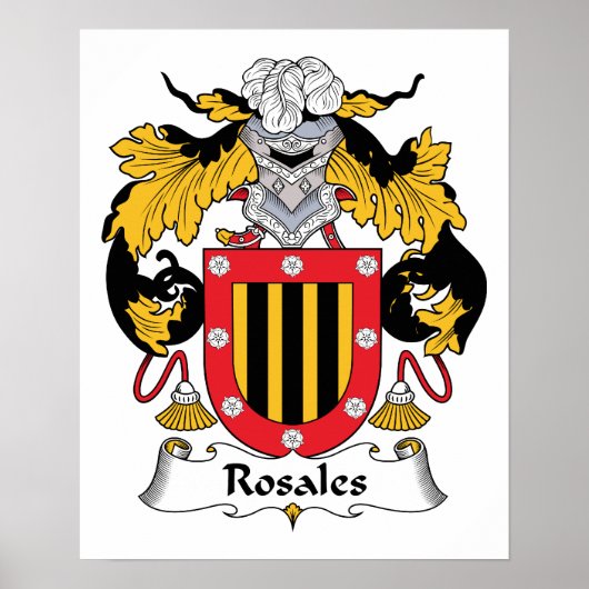 Rosales Family Crest Poster (Voorkant)