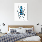 Rosalia Alpina beetle Canvas Afdruk (Insitu (Slaapkamer))