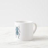 Rosalia Alpina kever Espresso Kop (Voorkant rechts)