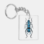 Rosalia Alpina kever Sleutelhanger (Voorkant Links)