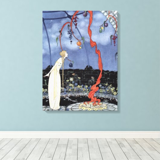 Rosalie door Virginia Frances Sterrett Canvas Afdruk (Insitu (Houten vloer))