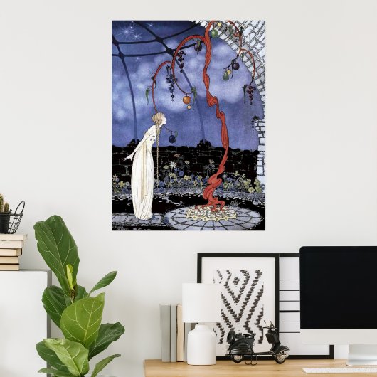 Rosalie en de Boom van Beauty van Virginia Sterret Poster (Thuiskantoor)