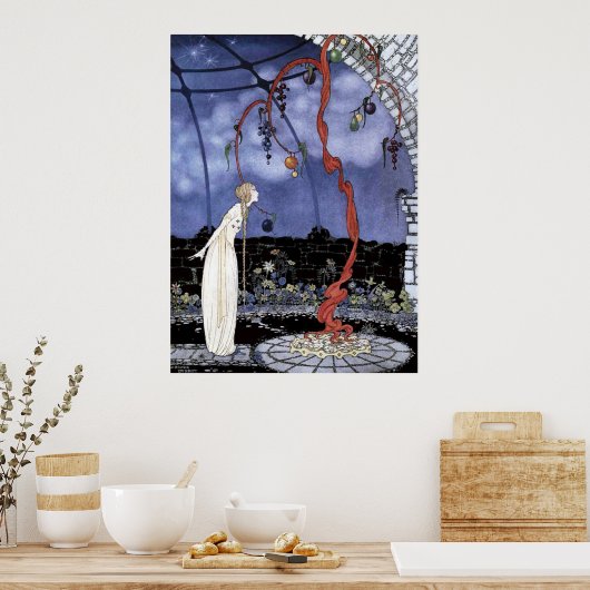 Rosalie en de Boom van Beauty van Virginia Sterret Poster (Keuken)