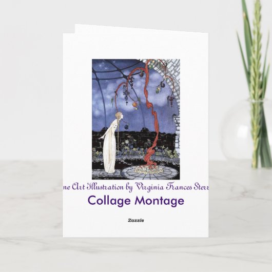 Rosalie en de Boom van de Schoonheid Sprookje Kaar Kaart (Achterkant)