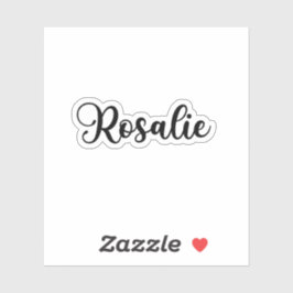Rosalie Naam - Handgeschreven kalligrafie Sticker