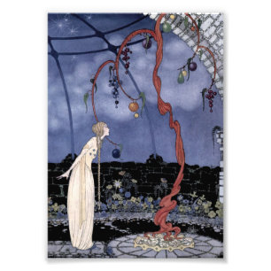 Rosalie zag een prachtige boom foto afdruk