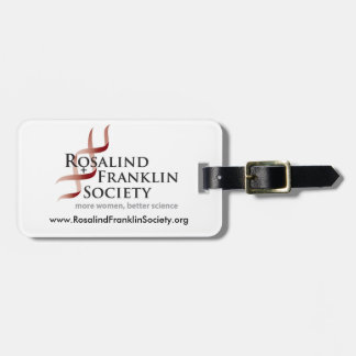 Rosalind Franklin Society bagagelabel