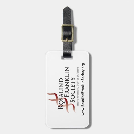 Rosalind Franklin Society bagagelabel (Voorkant verticaal)