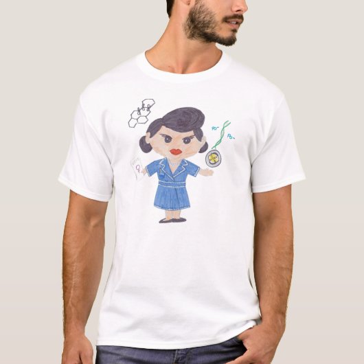 Rosalind Franklin T-shirt (Voorkant)