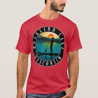Rosalind Lake Wisconsin Paddleboarding T-shirt