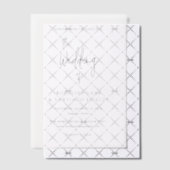 Rosalind Modern Elegant Wedding Save the Date Vellum Uitnodigingen (Offset (Uitnodiging))