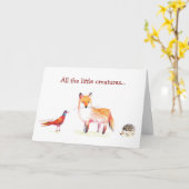 Rosalinde Bonnet Verjaardag Kaart (Gele Bloem)