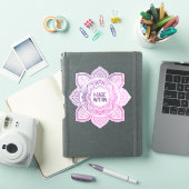 Rosaline Mandala op maat gesneden vinyl sticker (iPad Cover)