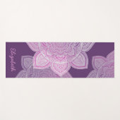 Rosaline Mandala Personalized Yoga Mat (Voorkant (horizontaal))