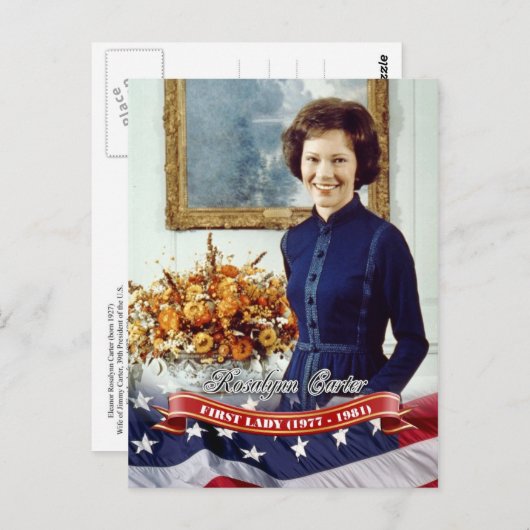 Rosalynn Carter, First Lady of the U.S. Briefkaart (Voorkant / Achterkant)