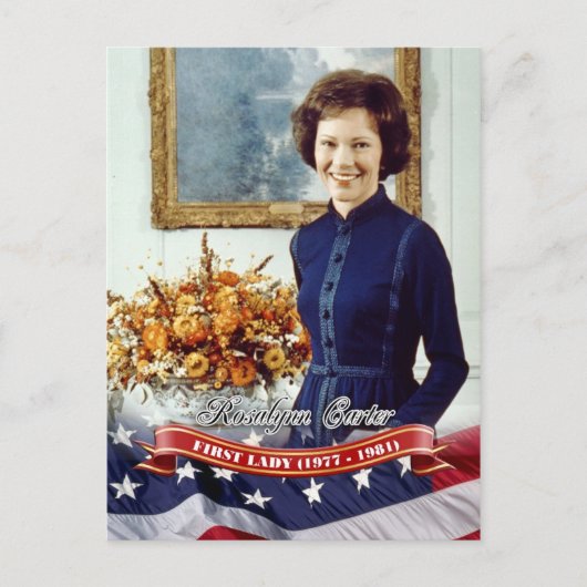 Rosalynn Carter, First Lady of the U.S. Briefkaart (Voorkant)
