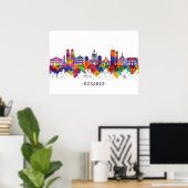 Rosario Argentina Skyline Poster (Thuiskantoor)