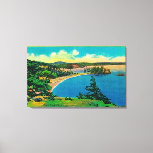 Rosario Beach in San Juan Islands, Washington Canvas Afdruk (Voorkant)