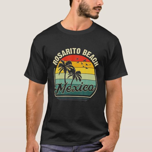  Rosarito Beach Mexico Summer Vacation Suns T-shirt (Voorkant)